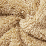 Smiley Face Embroidered Teddy Hoodie & Jogger Pants