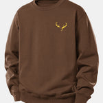 Reindeer Print Relax Fit Sweatshirt