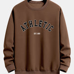 Athletic Print Relax Fit Sweatshirt