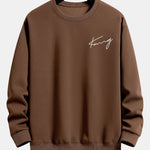 King Print Relax Fit Sweatshirt