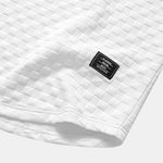 Checkerboard Jacquard  Arc Hem T-Shirt & Checkerboard Jacquard Shorts