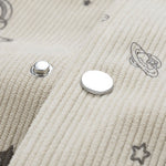 Astronaut Print Pocket Corduroy Jacket