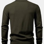 Checkerboard Textured Turtle Neck Sweater