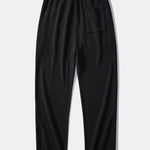 Long Sleeve Waffle Mock Neck T-Shirt & Drawstring Knitted Waffle Pants