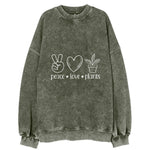 Peace Love Plants Vintage Sweatshirt