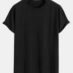 3 Pieces Basic Cotton Arc Hem T-Shirts