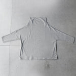 Urban Black&Gray High-Neck Long Sleeve Oversize T-Shirt