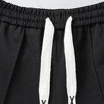 Color Block Sweatshirt & Jogger Pants With Pintuck