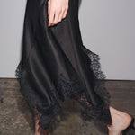 Halter Neck Lace Patchwork Dress