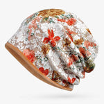 Lace-paneled Floral All seasons Hood