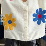 Stylish Colorful Flower Cute Style Top