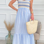 Halva Striped Honeycomb Dress