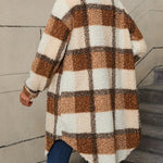 Mila ��� Soft Plaid Lapel Coat