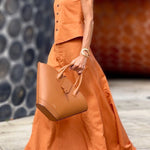 Button Vest Skirt Set