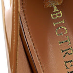 Solid Color Split-Joint Scarpin Salto