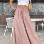 ON MY HEART WIDE LEG LINEN PANTS - 4 COLORS