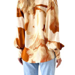 Fashionable and versatile long-sleeved simple cardigan shirt