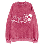 Winter Wonderland Winter Blessings Vintage Sweatshirt