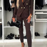 Feeling of Confidence High Rise Pocketed Tapered Pants