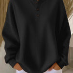 Anne | Relaxed Collar Sweatshirt