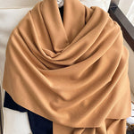 Solid Color Tasseled Scarf Scarfs&Hats