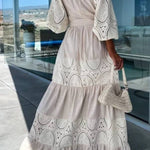 Loose Lace Hollow Long Skirt