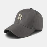 Letter R Cotton Baseball Cap