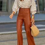 Coffee Charm Brown Pants