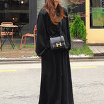 Loose Urban Gray Wide Leg Elastic Waist Pants