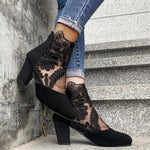 JOLIE��� - Chic Lace Heeled Boots
