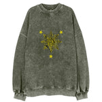 Filipino Cultural Sun Motif Vintage Sweatshirt