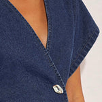 Raglan Sleeve Split-Joint V-Neck Blouses&Shirts Tops