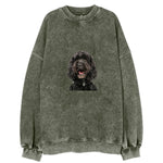 Black Cockapoo Vintage Sweatshirt