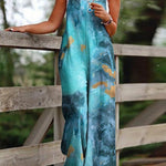 Casual and comfortable suspender jumpsuit