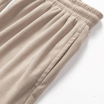 3 Pieces Corduroy Drawstring Shorts