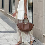 White Sleeveless Suit Vest