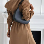 Effortless and Warm Textured Fabric Drawstring Waist Pocket Hooded Midi Coat