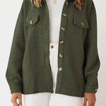 Lugogne Relaxed Lapel Oversized Long Sleeve Shirt