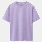Marble Texture Slogan Back Print Drop Shoulder Oversize T-Shirt