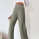 Casual loose knitted trousers