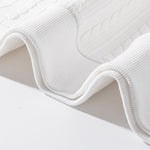 Relax Fit Twist Jacquard Crew Neck Sweatshirt & Twisted Jacquard Straight Leg Pants