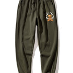 Smiley Bear Back Print Hoodie & Jogger Pants