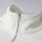 Half Zip Teddy Faux Fur Lined Sweatshirt