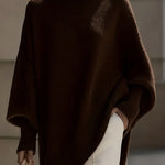 Margovil Crewneck Drop Shoulder Slouchy Pullover Sweater