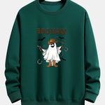 BOO HAW Cowboy Ghost Print Relax Fit Sweatshirt