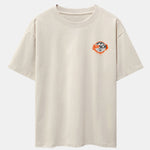 BOOSCH Beer Ghost Print Drop Shoulder Oversize T-Shirt