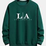 Los Angeles Print Relax Fit Sweatshirt