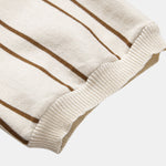 Striped Knitted Polo Shirt