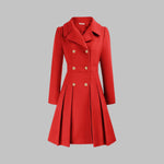 DAMI��� - Classy Double Button Long Sleeve Coat
