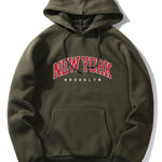 New York Brooklyn Print Hoodie